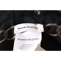 Alexander McQueen Schal/Tuch aus Wolle in Schwarz