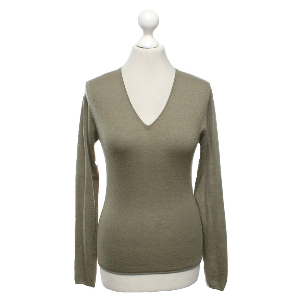 Allude Knitwear Cashmere in Olive