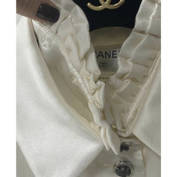 Chanel Completo in Seta in Bianco