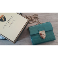 Aspinal Of London Clutch en Cuir verni en Turquoise