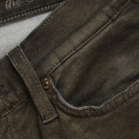 7 For All Mankind Hose in Khaki