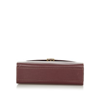 Cartier Handbag Leather in Red