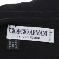 Giorgio Armani sciarpa di seta in nero