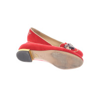 Charlotte Olympia Slippers/Ballerinas Leather in Red