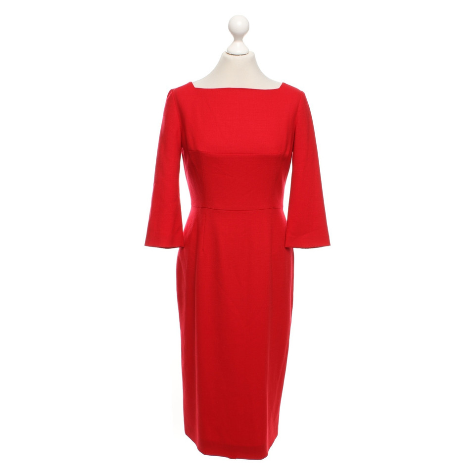 Goat Pencil dress in red