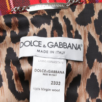 Dolce & Gabbana Wool blazer with pattern