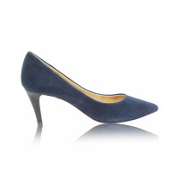 Diane Von Furstenberg Sandals Suede in Blue