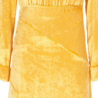Jil Sander Kleid aus Viskose in Gelb