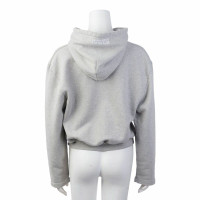 Vetements Jacke/Mantel aus Baumwolle in Grau