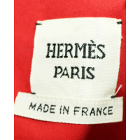 Hermès Gonna in Cotone in Rosso