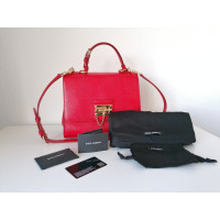 Dolce & Gabbana Monica in Pelle in Rosso