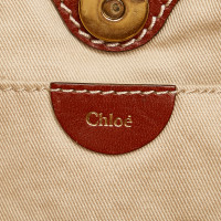 Chloé Schoudertas Canvas in Beige