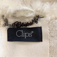 Clips Jacke/Mantel in Creme