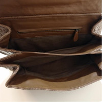 Bottega Veneta Clutch Bag Leather in Taupe