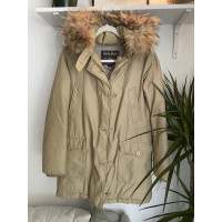 Woolrich Jacke/Mantel aus Baumwolle in Beige