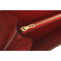 Hermès Constance Wallet Leather in Red