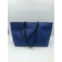 Fendi Shopper Leer in Blauw