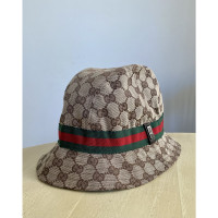 Gucci Hut/Mütze aus Canvas in Braun
