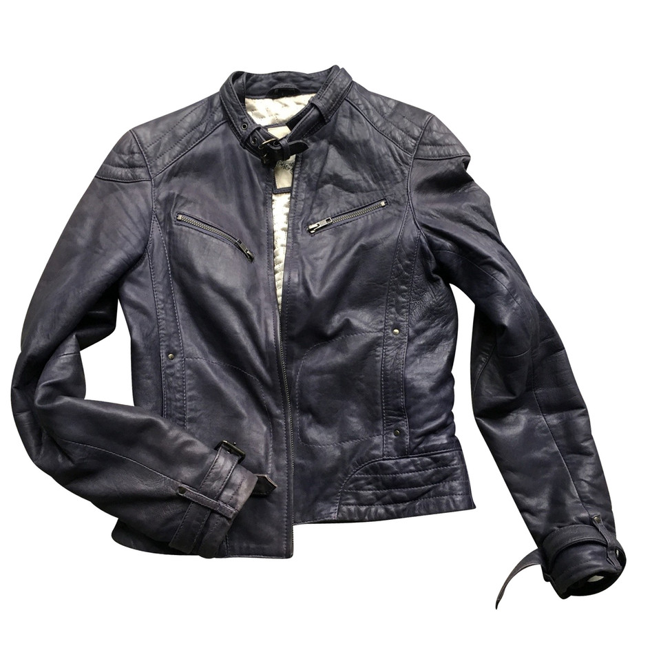 Jagger & Evans Leather jacket in biker look
