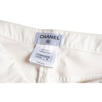 Chanel Shorts aus Baumwolle in Nude