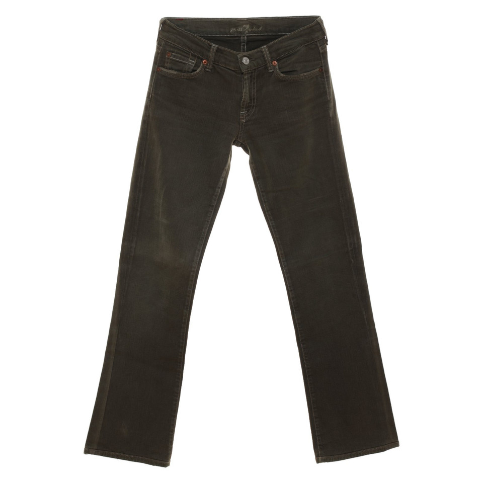 7 For All Mankind Jeans en Coton en Olive