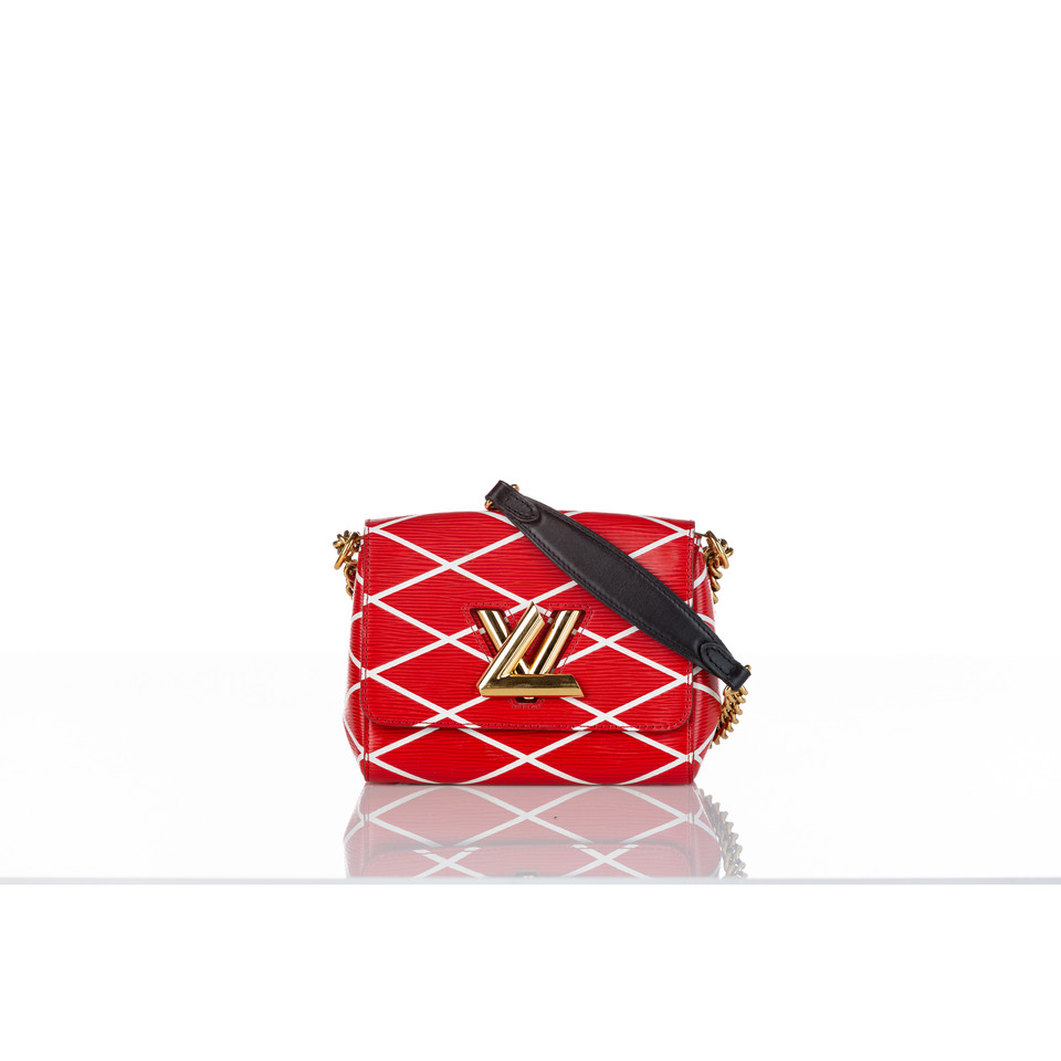 Louis Vuitton Twist PM18 aus Leder in Rot