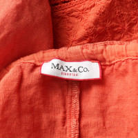 Max & Co Oberteil aus Leinen in Orange