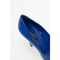 Dolce & Gabbana Sandalen aus Leder in Blau