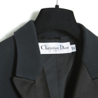 Christian Dior Giacca/Cappotto in Lana in Nero