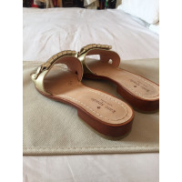 Kate Spade Sandals Leather in Gold