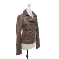 Goosecraft Jacket/Coat Leather in Brown