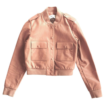 Mauro Grifoni Jacket/Coat Leather in Nude