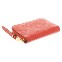 Louis Vuitton Zippy Portemonnaie en Cuir en Rouge