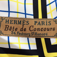 Hermès Foulard en soie Bete de Concours