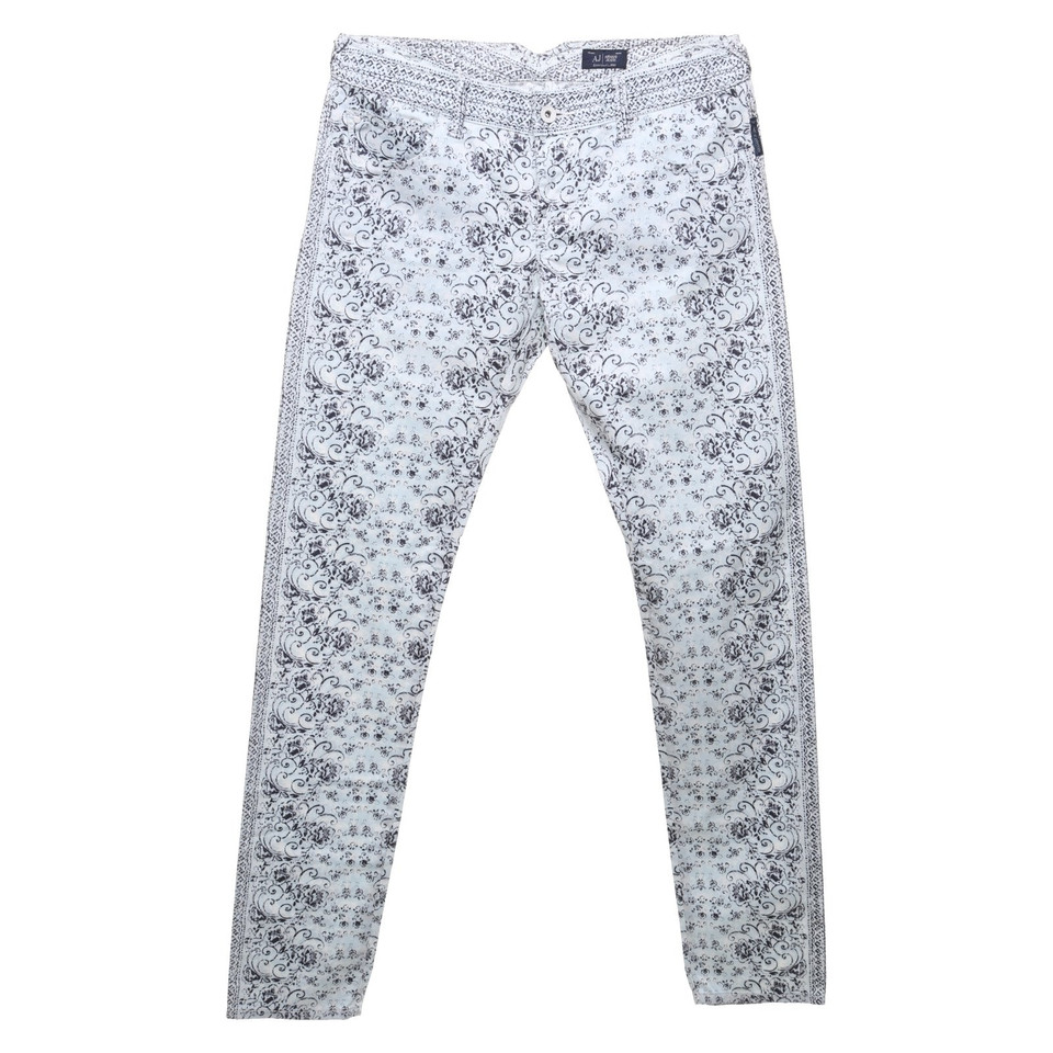 Armani Jeans trousers with floral print