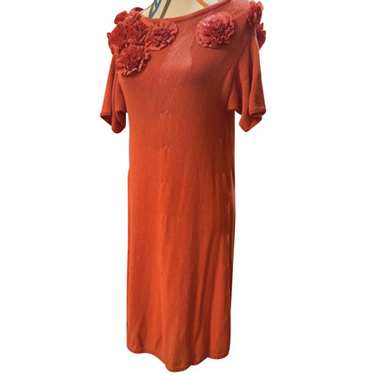 Twin Set Simona Barbieri Dress Cotton in Orange