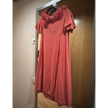 Twin Set Simona Barbieri Kleid aus Baumwolle in Orange