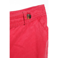 Escada Trousers Linen in Red