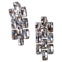 Swarovski Ear clips with large stones