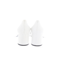 Casadei Pumps/Peeptoes en Cuir en Blanc