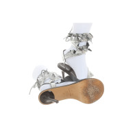 Isabel Marant Sandals Patent leather in Silvery