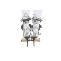 Isabel Marant Sandals Patent leather in Silvery