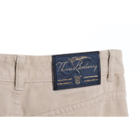 Thomas Burberry Jeans in Cotone in Beige