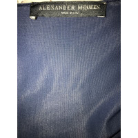 Alexander McQueen Vestito in Seta in Blu