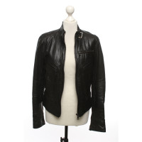 Dolce & Gabbana Jacket/Coat Leather in Black