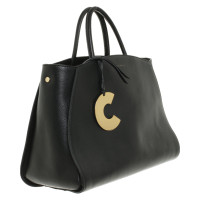 Coccinelle Cotton handbag in black