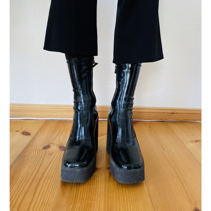 Stella McCartney Ankle boots Patent leather in Black