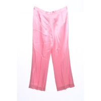 Emanuel Ungaro Trousers Silk in Pink