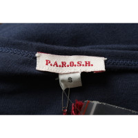 P.A.R.O.S.H. Robe en Coton en Bleu