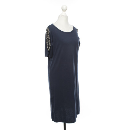 P.A.R.O.S.H. Kleid aus Baumwolle in Blau